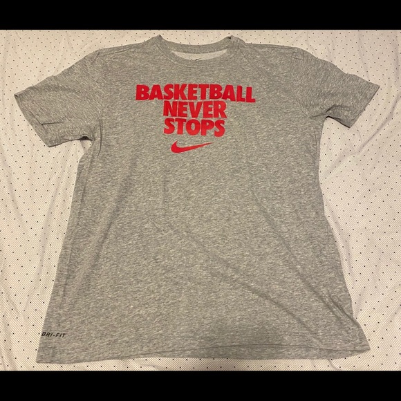 Nike Other - Nike “Basketball Never Stops” T-Shirt